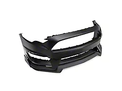 GT350R Style Conversion Front Bumper; Unpainted (15-17 Mustang GT, EcoBoost, V6)
