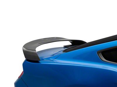 GT350R Style Rear Spoiler; Carbon Fiber (15-23 Mustang Fastback)