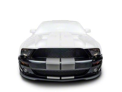 GT500 Style Conversion Body Kit; Unpainted (05-09 Mustang GT, V6)