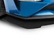 GT500 Style Front Bumper Splitter; Gloss Carbon Fiber Vinyl (18-23 Mustang GT, EcoBoost)