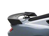 GT500 Style High Wing Rear Spoiler; Carbon Fiber (24-25 Mustang Fastback)
