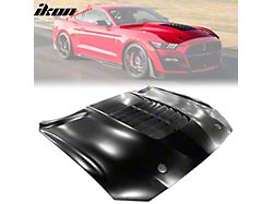 GT500 Style Hood; Unpainted (18-23 Mustang GT, EcoBoost)