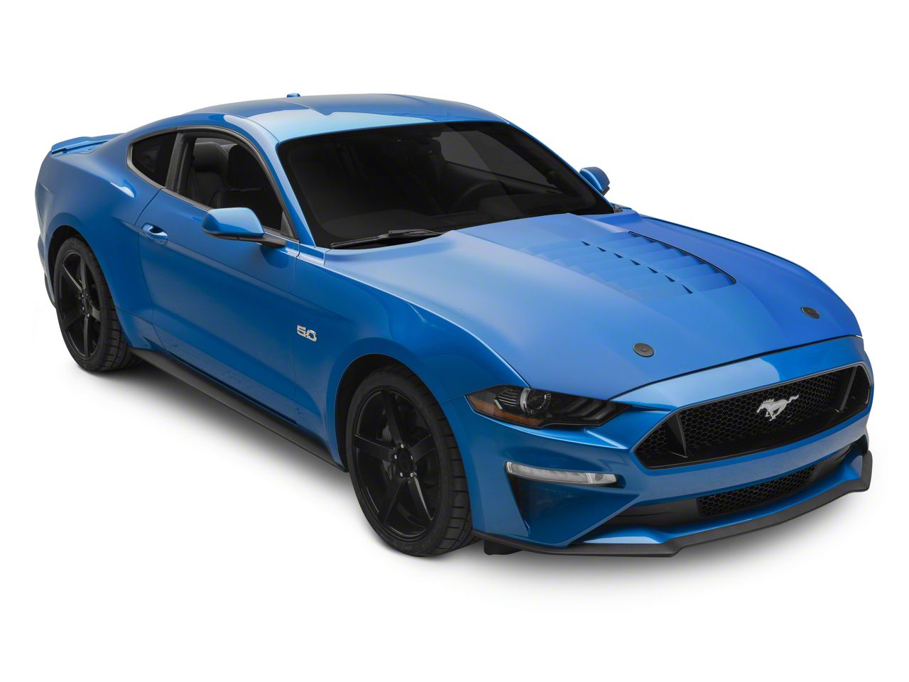Mustang GT500 Style Hood; Unpainted (18-23 Mustang GT