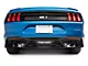 GT500 Style Rear Diffuser; Matte Black (18-23 Mustang GT, EcoBoost)