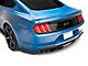 GT500 Style Rear Diffuser; Matte Black (18-23 Mustang GT, EcoBoost)