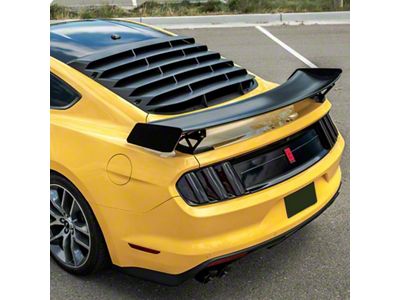 GT500 Track Pack Style Rear Spoiler; Carbon Fiber (15-23 Mustang Fastback)