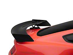 GT500 Track Pack Style Rear Spoiler; Carbon Fiber (15-23 Mustang Fastback)