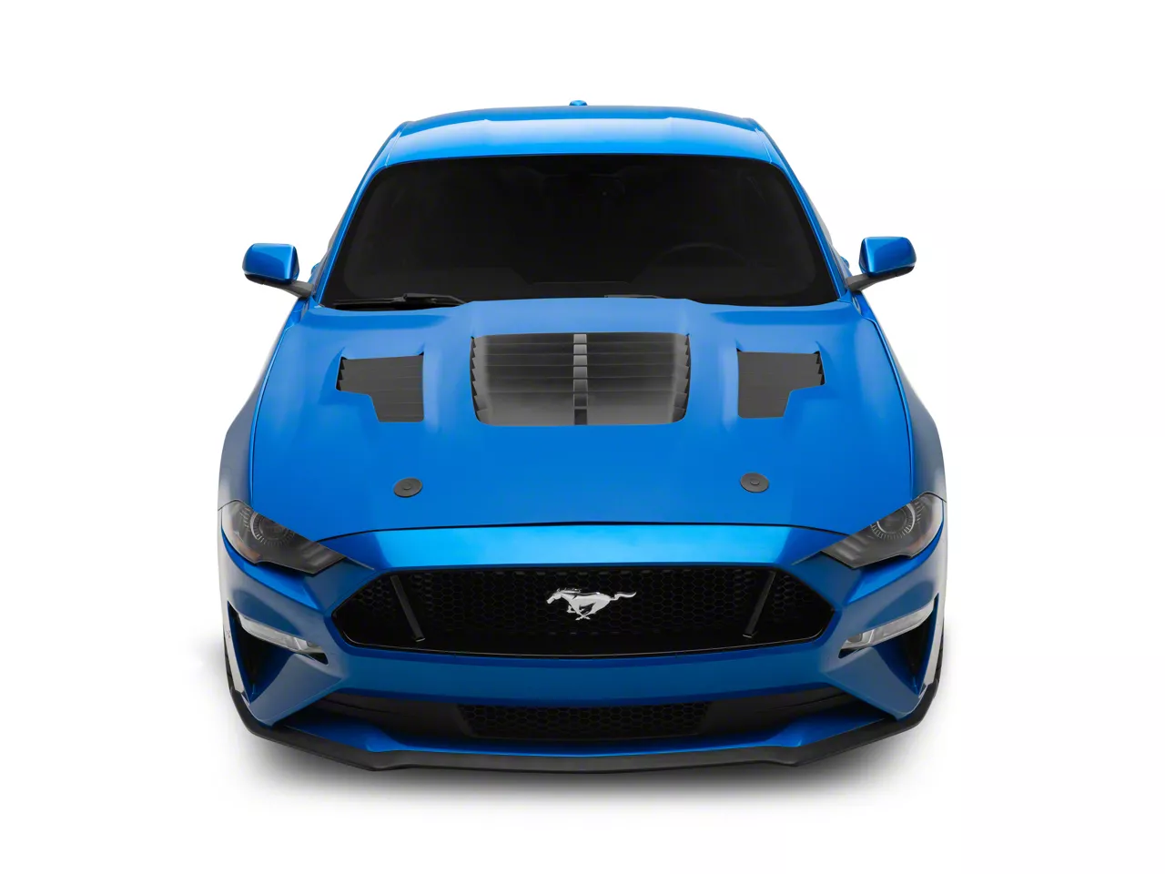 Anderson Composites Mustang 2.50-Inch Cowl Hood; Carbon