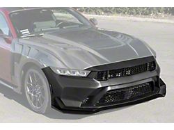 GTD Style Front Bumper Conversion Kit; Unpainted (24-26 Mustang GT, EcoBoost)