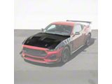 GTD Style Hood; Primed Black (24-26 Mustang)