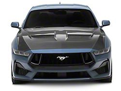 GTD Style Vented Hood; Carbon Fiber (24-25 Mustang)