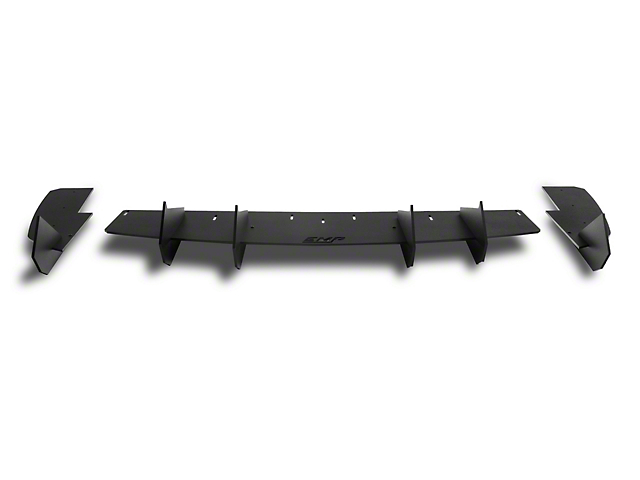 Mustang HDPE Rear Diffuser; Matte Black (15-17 Mustang GT, EcoBoost, V6 ...