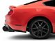 HDPE Rear Diffuser; Matte Black (15-17 Mustang GT, EcoBoost, V6)