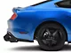 HDPE Rear Diffuser; Matte Black (18-23 Mustang GT; 19-23 Mustang EcoBoost w/ Active Exhaust)