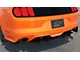 HDPE Rear Diffuser V2; Matte Black (15-17 Mustang GT Premium, EcoBoost Premium)
