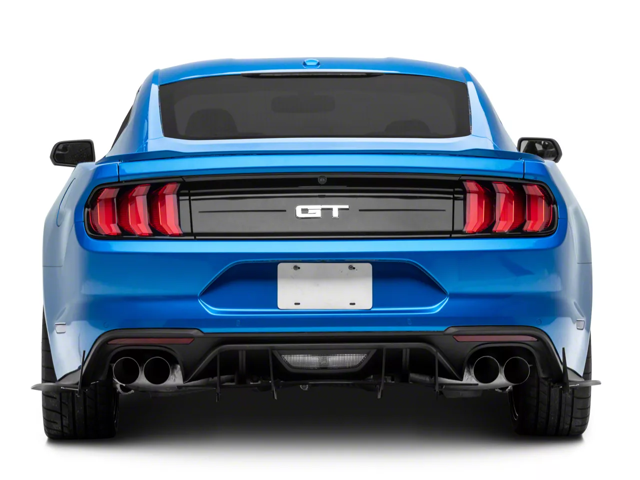 Mustang HDPE Rear Diffuser V2; Matte Black (1823 Mustang GT; 2023