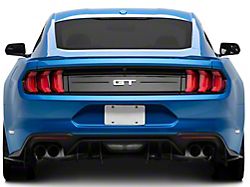 HDPE Rear Diffuser V3; Matte Black (18-23 Mustang GT; 20-23 Mustang EcoBoost w/ Active Exhaust)