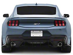 HDPE Rear Diffuser V3; Matte Black (24-25 Mustang GT & EcoBoost w/o Active Exhaust)