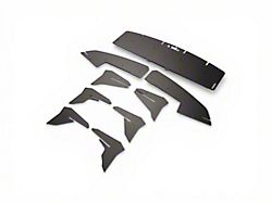 HDPE Rear Diffuser V3; Matte Black (24-26 Mustang GT & EcoBoost w/ Active Exhaust)