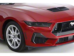 Headlight and Corner Marker Light Covers Carbon Fiber Look (24-25 Mustang)