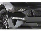 Headlight Covers; Carbon Fiber Look (18-23 Mustang GT, EcoBoost)