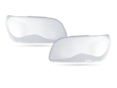 Headlight Covers; Clear (94-98 Mustang)