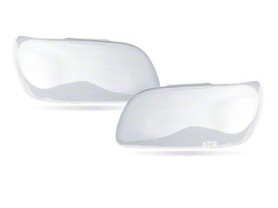 Headlight Covers; Clear (84-85 Mustang)