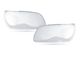 Headlight Covers; Clear (87-93 Mustang)