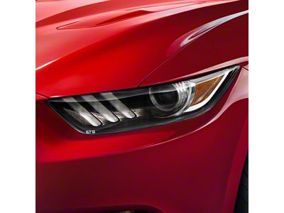 Headlight Covers; Clear (13-14 Mustang)