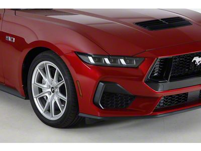 Headlight Covers; Clear (24-25 Mustang)