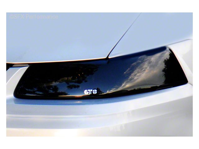 Headlight Covers; Smoked (99-04 Mustang)