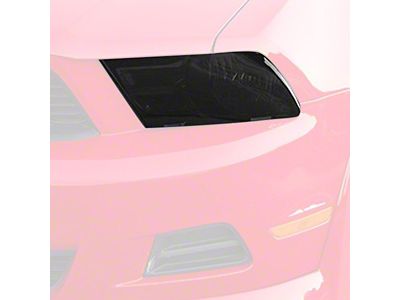Headlight Covers; Smoked (13-14 Mustang)