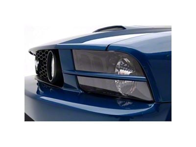 Headlight Splitters; Unpainted (05-09 Mustang GT, V6)
