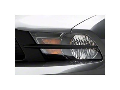 Headlight Splitters; Unpainted (10-12 Mustang GT)