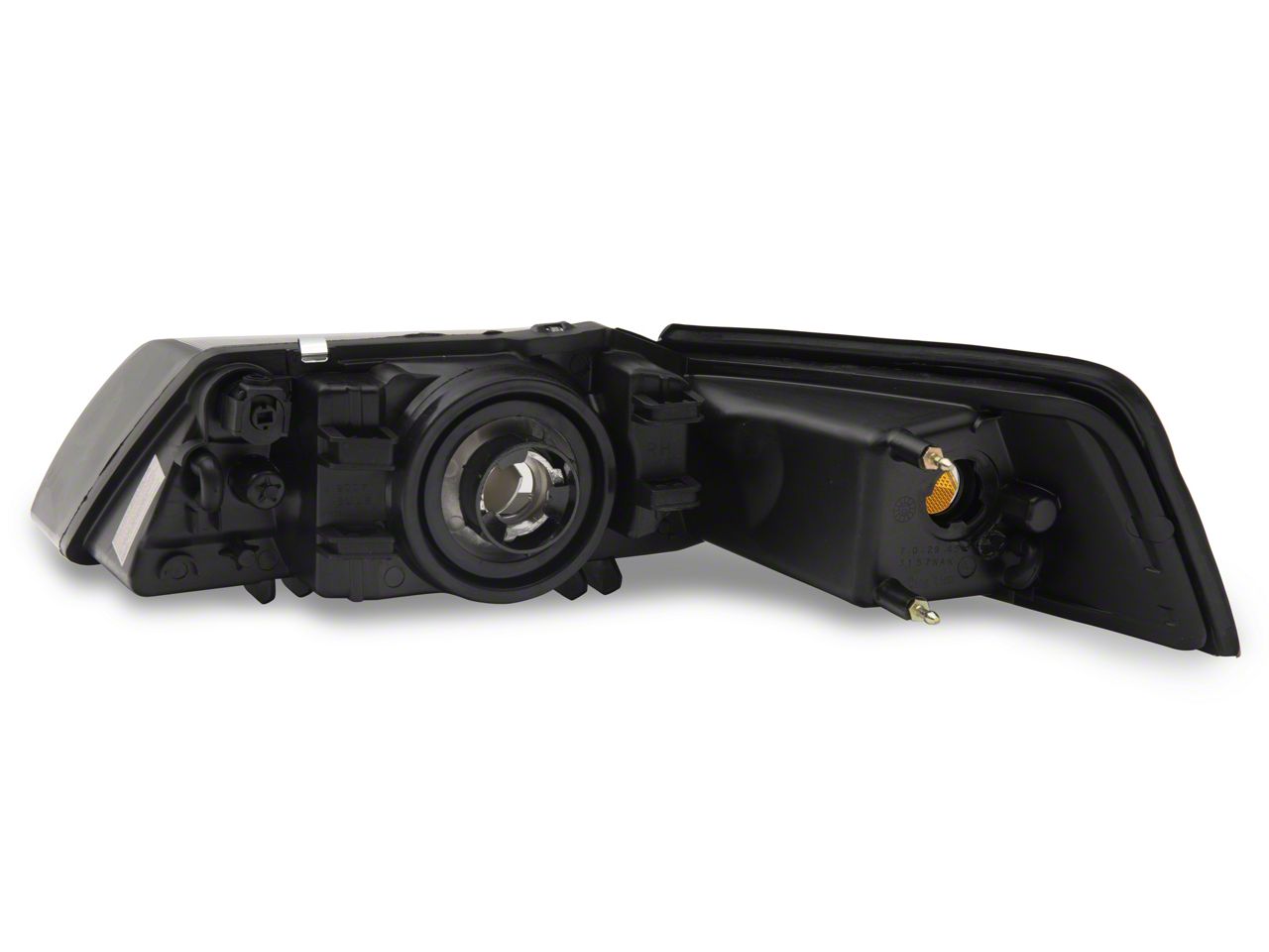 は自分にプチご褒美を Mustang Headlights with Amber Corners; Black Housing; Clear 配信機器・PA機器・レコーディング機器