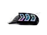 Heritage-X RGB Sequential Tail Lights; Black Housing; Clear Lens (24-26 Mustang)