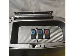 Hidden Rocker Switch Panel; 3-Switch (94-Early 00 Mustang)