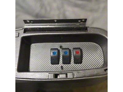 Hidden Rocker Switch Panel; 3-Switch (94-Early 00 Mustang)