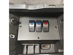 Hidden Rocker Switch Panel; 3-Switch (15-23 Mustang)