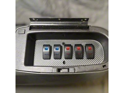 Hidden Rocker Switch Panel; 5-Switch (94-Early 00 Mustang)