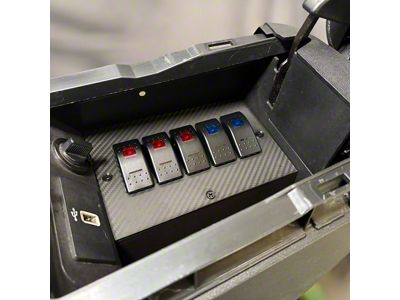 Hidden Switch Panel; 5-Switch (15-23 Mustang)