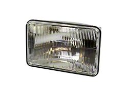 High Beam Headlight; Chrome Housing; Clear Lens (79-86 Mustang)