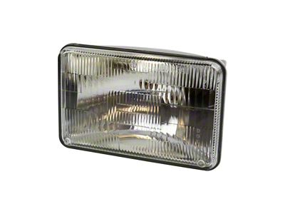 High Beam Headlight; Chrome Housing; Clear Lens (79-86 Mustang)