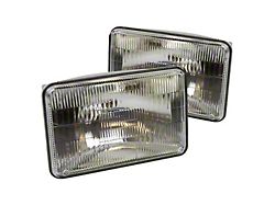 High Beam Headlights; Chrome Housing; Clear Lens (79-86 Mustang)