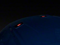 Hood Mounted Turn Signal Lighting Kit; Red (18-23 Mustang GT, EcoBoost)