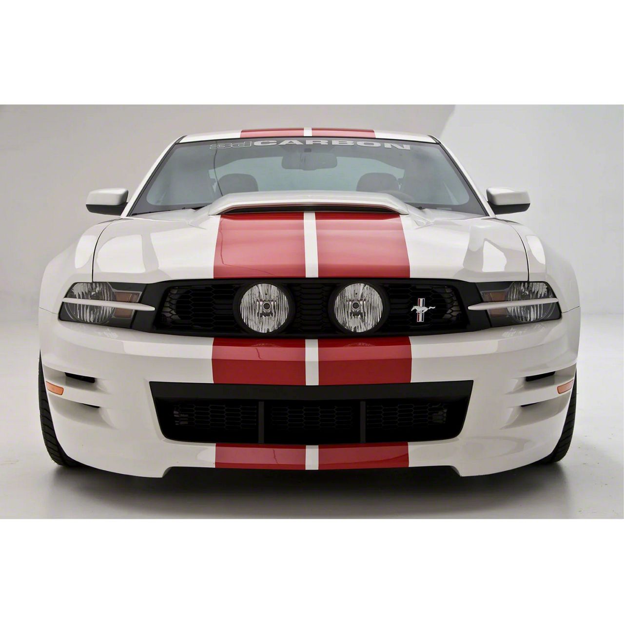 【MENSPANDA】★S. T. U. E. D. Ultra Over Shoe Box Hood Mustang Hood Scoop; Unpainted (10-12 Mustang GT, V6) - Free