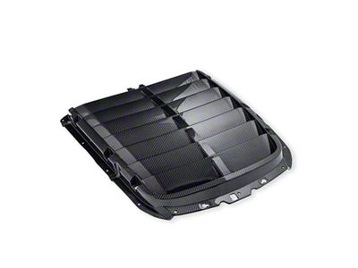 Hood Vent; Carbon Fiber (20-22 Mustang GT500)