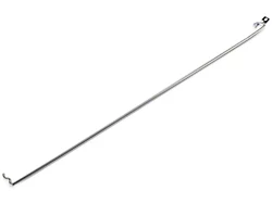 Drake Muscle Cars Stainless Steel Hood Prop Rod; Polished (79-87 Mustang)