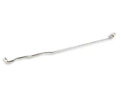 Drake Muscle Cars Stainless Steel Hood Prop Rod; Polished (88-93 Mustang)