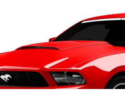 SpeedForm Hood Scoop; Unpainted (10-12 Mustang GT, V6)